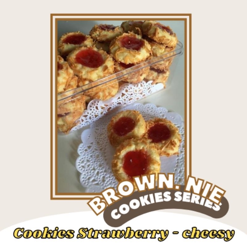 

kue kering strawberry-cheesy