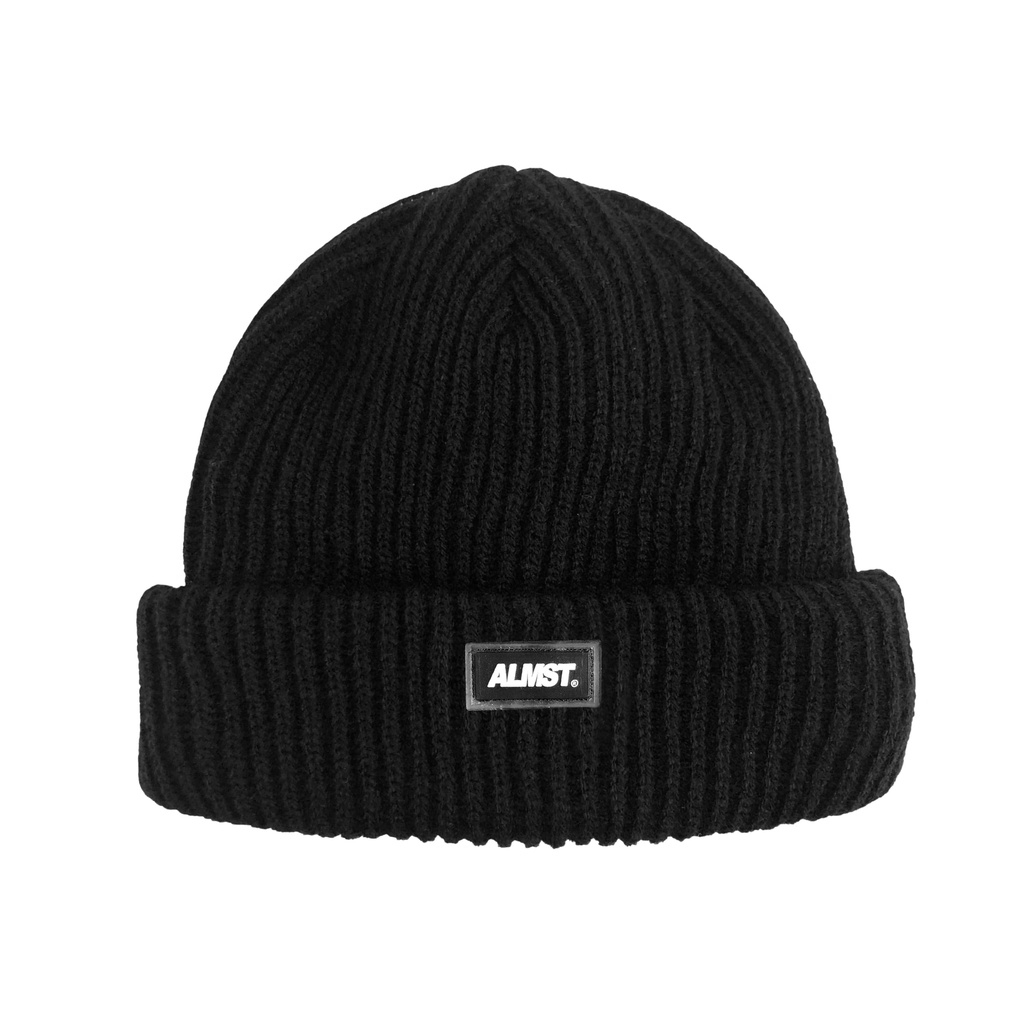 Almost Studio - Beanie Hat - Rubber - Black