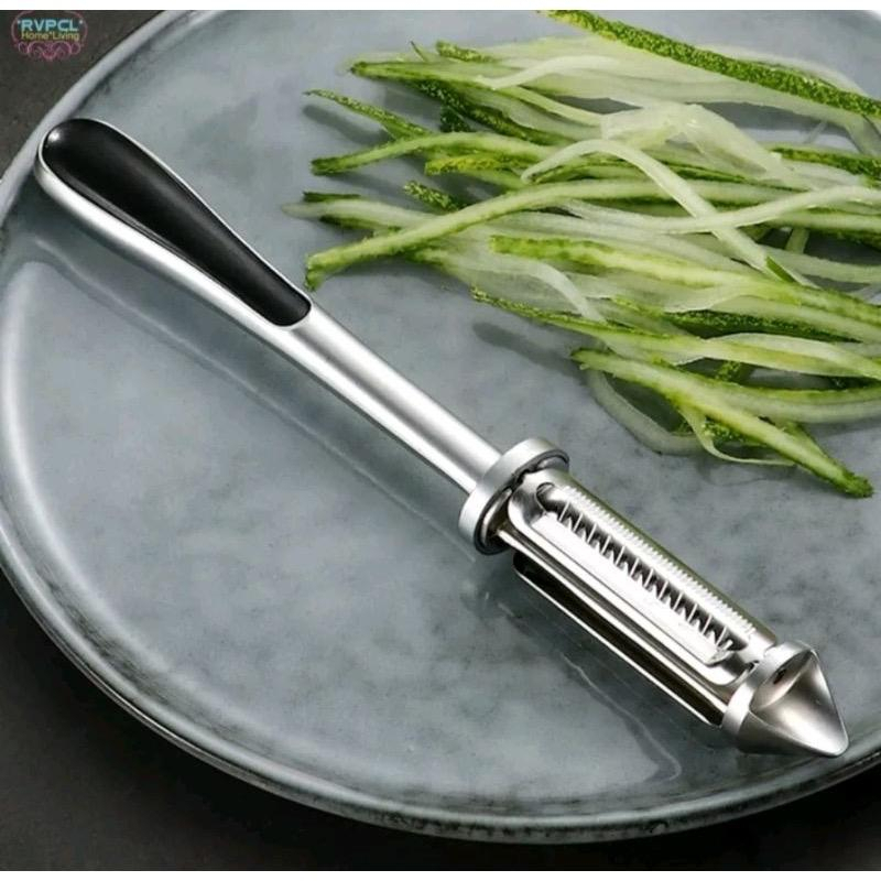 Peeler Knife 5in1 Stainless Steel Pisau Kupas Multifungsi / Pengupas Buah Sayur Alat Kupas Buah dan Sayuran