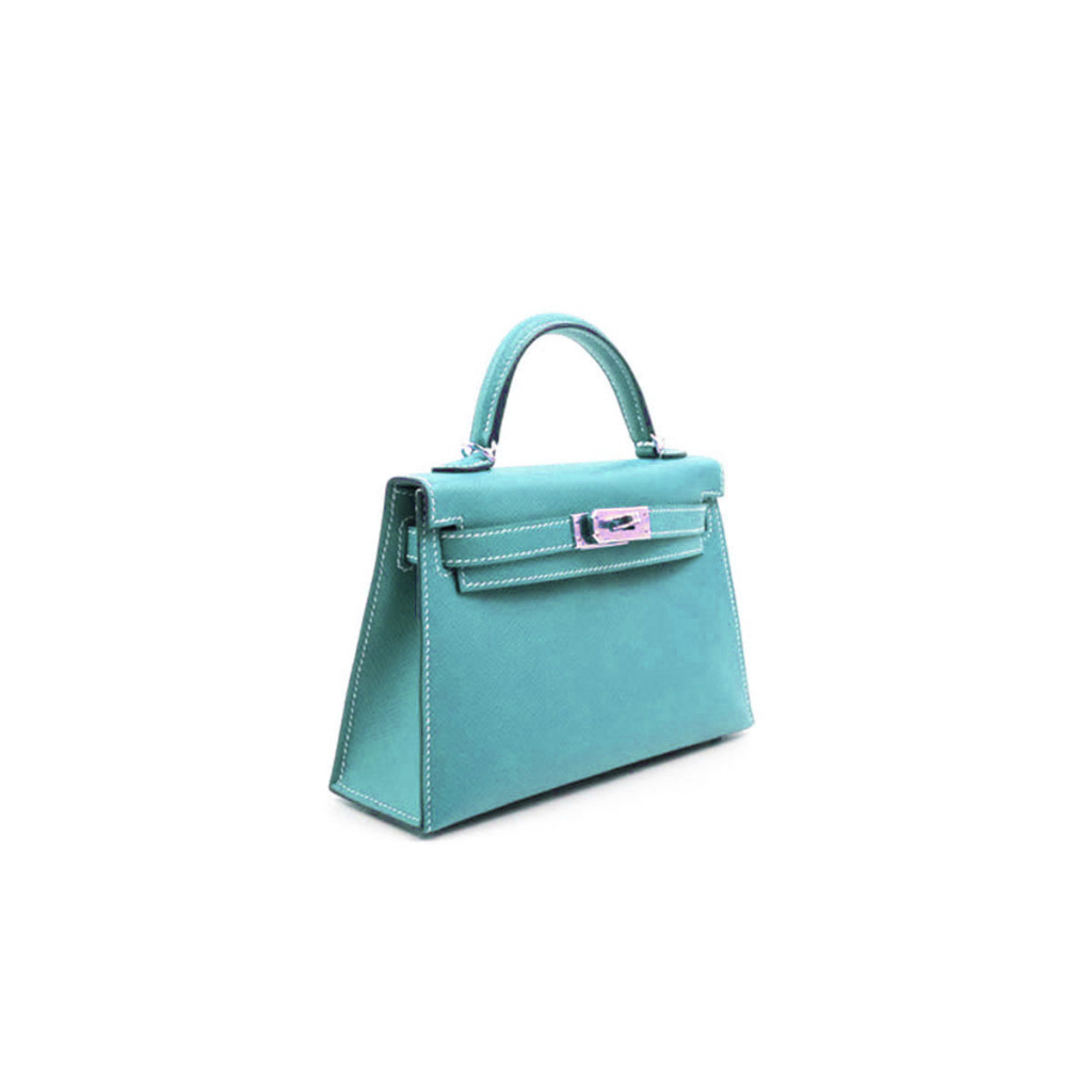 FREE BOX TAS 26HERMES KELLY SIZE 26 BLUE PREMIUM