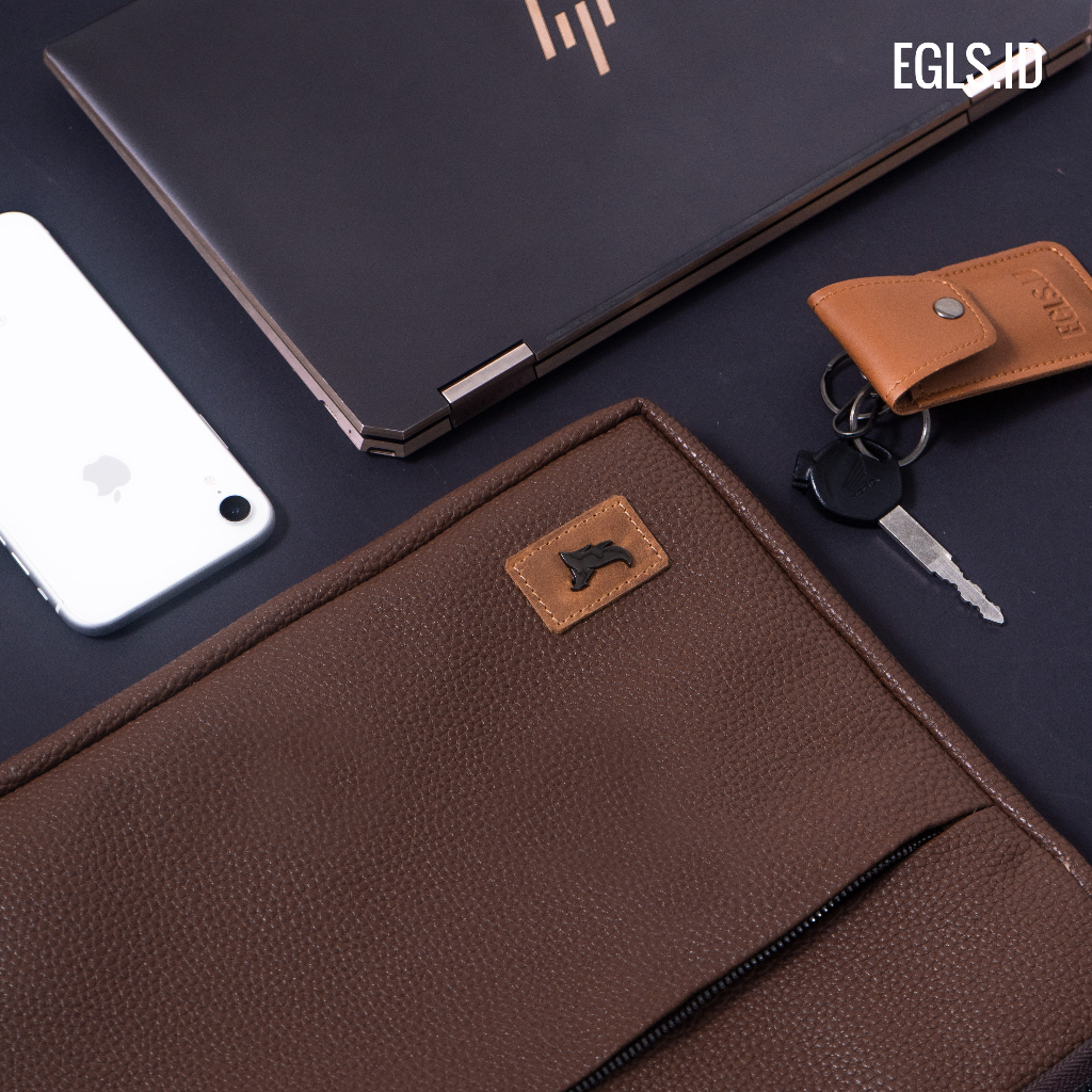 Tas Laptop Case Pria Wanita Bahan Kulit Premium Motif Jeruk Terbaru - EGLS.ID