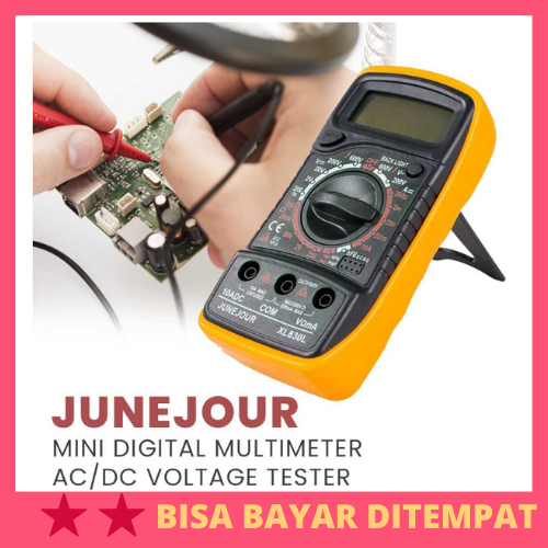 Mini Digital Multimeter AC/DC Voltage Tester / Multimeter Multitester Volmeter Tester Lcd Alat Cek P