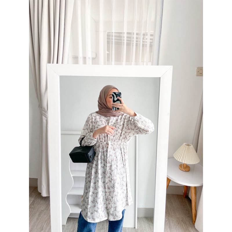 Bymeldev Flower Slim Tunik