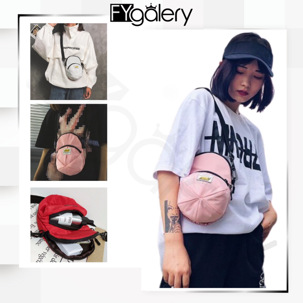 FYGALERY FYG1228 Tas Selempang Wanita Model Topi Tas Keren Women Streetwear Fashion