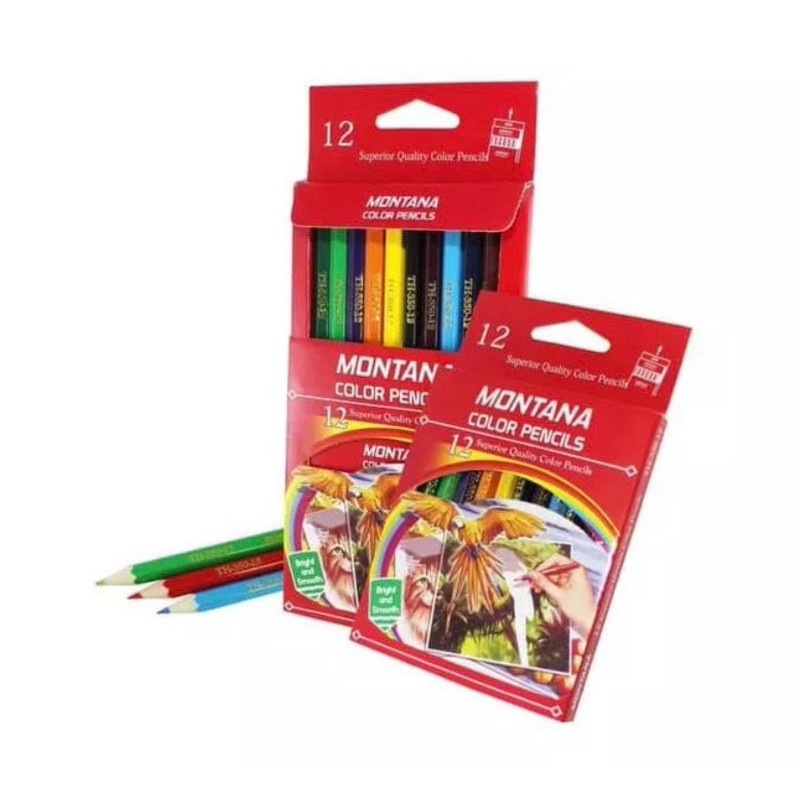 

1 SET Color Pencil / Pensil Warna TH-350 / 12 Warna PENDEK
