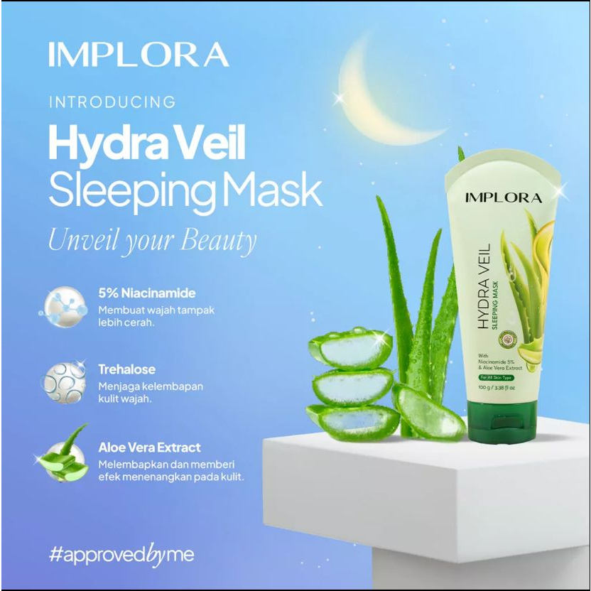 IMPLORA HYDRA VEIL SLEEPING MASK 100GR