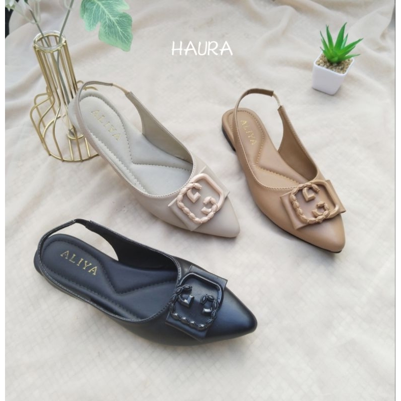 Aliyashoes Sandal Flat Mules Haura