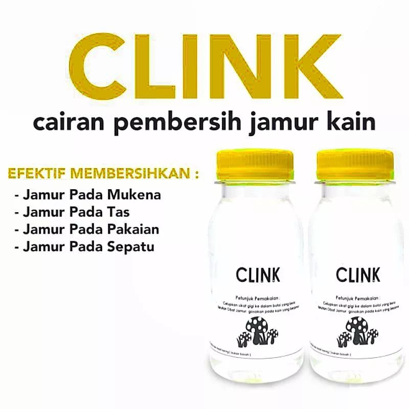 Obat Jamur Baju Clink  Kebersihan Pakaian Sabun Pembersih Bebas Jamur Binatu