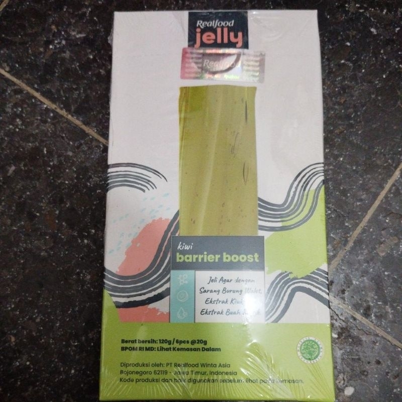 

Realfood jelly kiwi barrier boost eceran