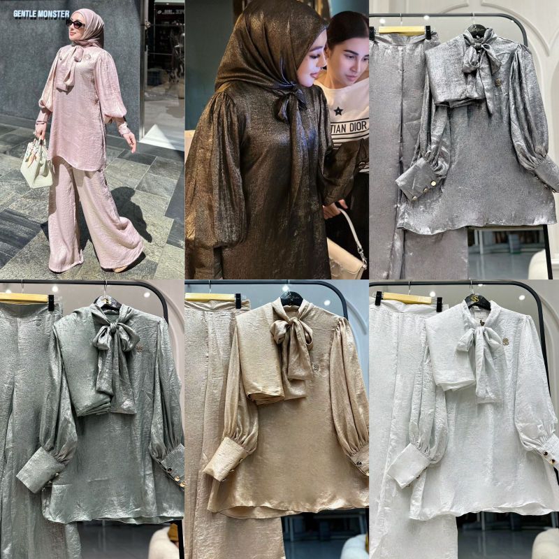 SET CELANA HIJAB SHIMER PREMIUM ORI BY SHELLASAUKIA