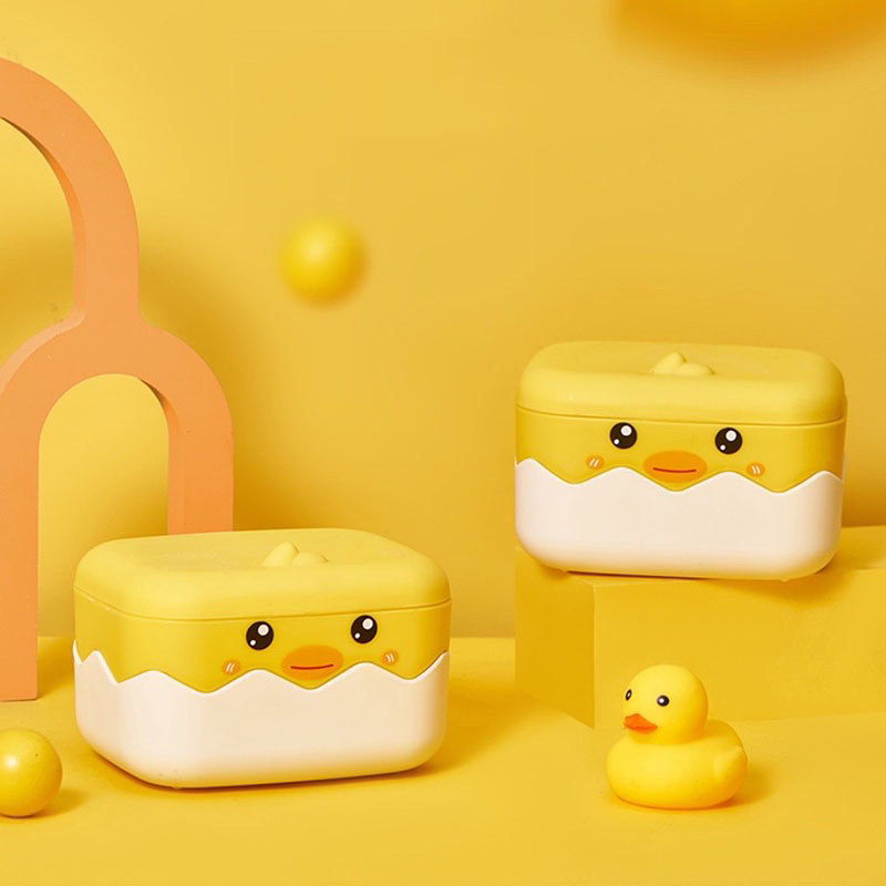 Kotak Sabun Batang Wadah Bar Soap Bayi Susun Bebek Penutup Box Duck Bar Soap