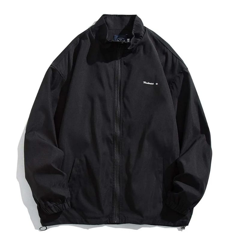 SARANA.ID VARSITY JACKET VINTAGE POLOS PARASUT | JACKET MINIMALIS CASUAL UNISEX