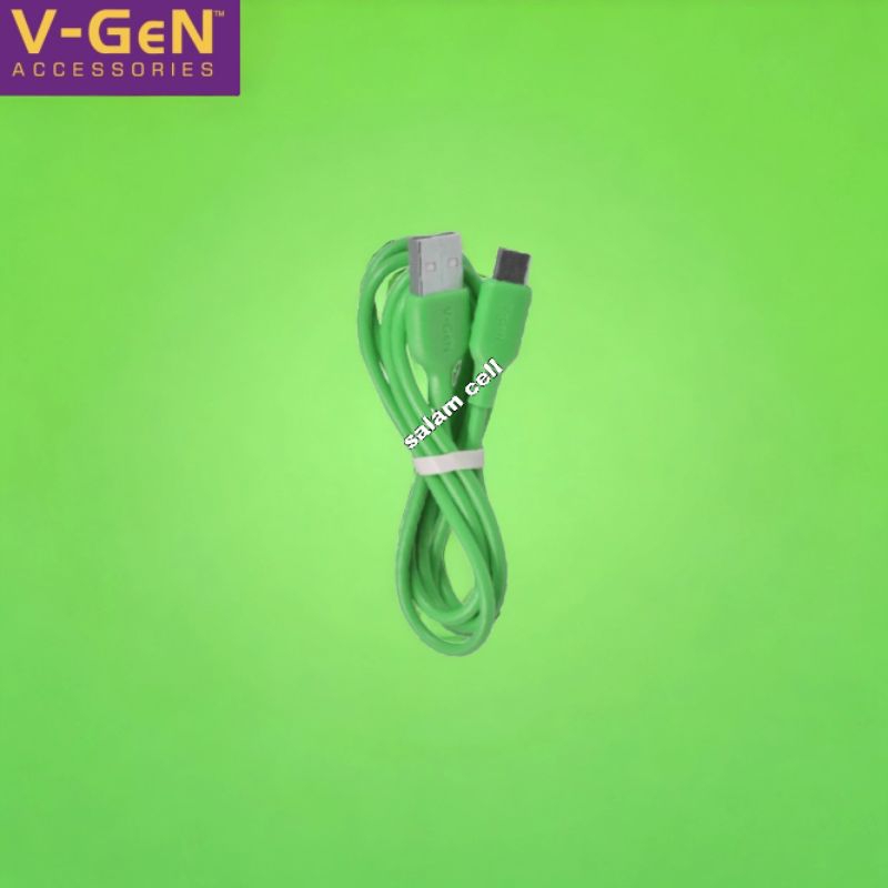 Kabel Data Type-C V-GEN VCB-29 3A Fast Charging Original Vgen Vcb 29 Garansi Resmi