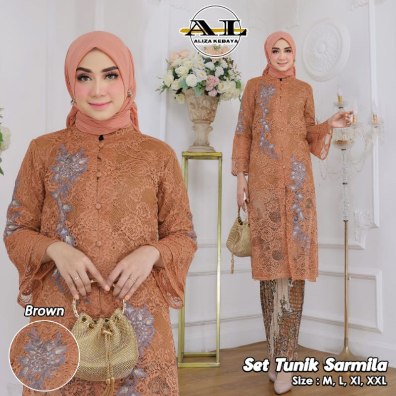 SET TUNIK SARMILA / TUNIK KANCING / KEBAYA KURUNG / KEBAYA TUNIK