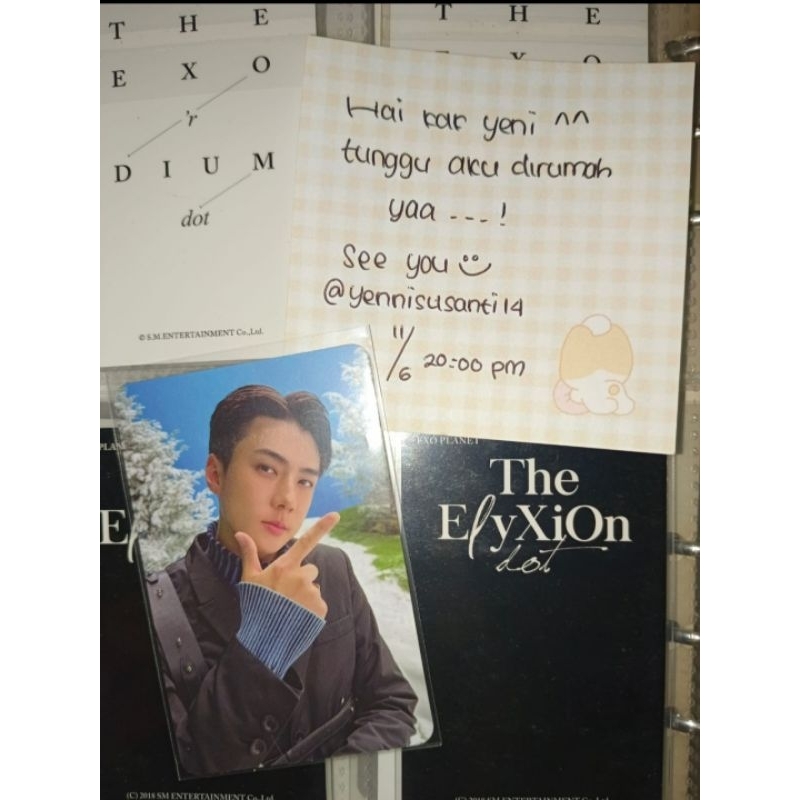 Photocard EXO SEHUN SMCU