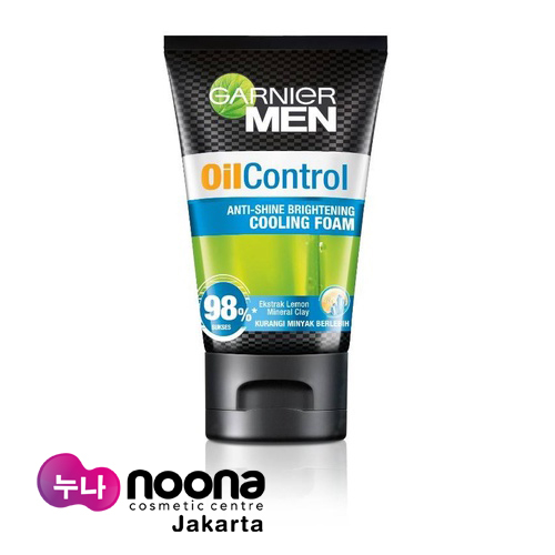 GARNIER MEN OIL CONTROL ANTI-SHINE BRIGHTENING COOLING FOAM