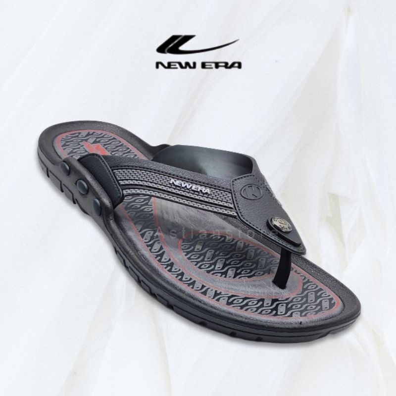Sandal Jepit Pria Karet New Era Motif Batik