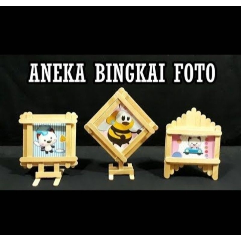 BINGKAI FOTO LUCU DARI STIK ES KRIM