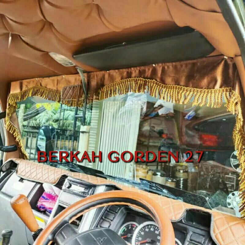 Aksesoris kaca depan mobil Lis Gorden mobil Truk & sejenisnya kain Lis rumbai Manik manik Tirai mobi