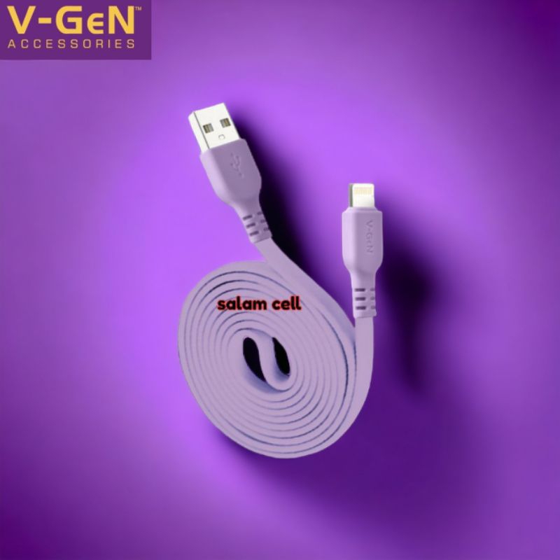 Kabel Data iPhone V-Gen PCL2-01 1pack isi 20Pcs Original Vgen PCL2 01 Garansi Resmi