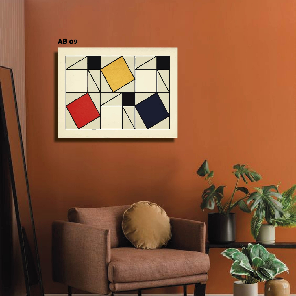 Lukisan DInding Jumbo Motif Abstrak Minimalis