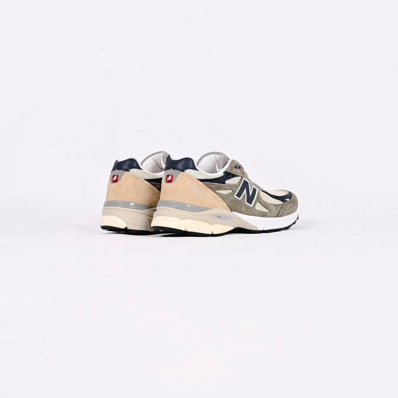 New Balance 990v3 Teddy Santis Grey Blue Olive Original