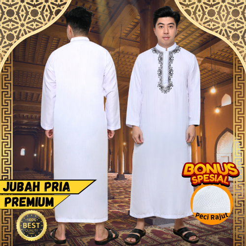Gamis Pria Dewasa Slimfit Premium