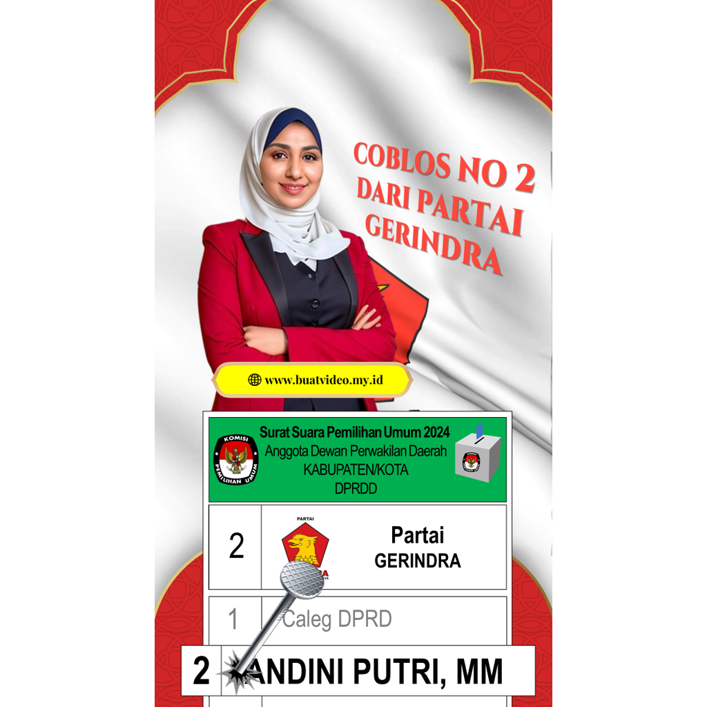 Video Promosi Caleg Animasi (Partai Gerindra)