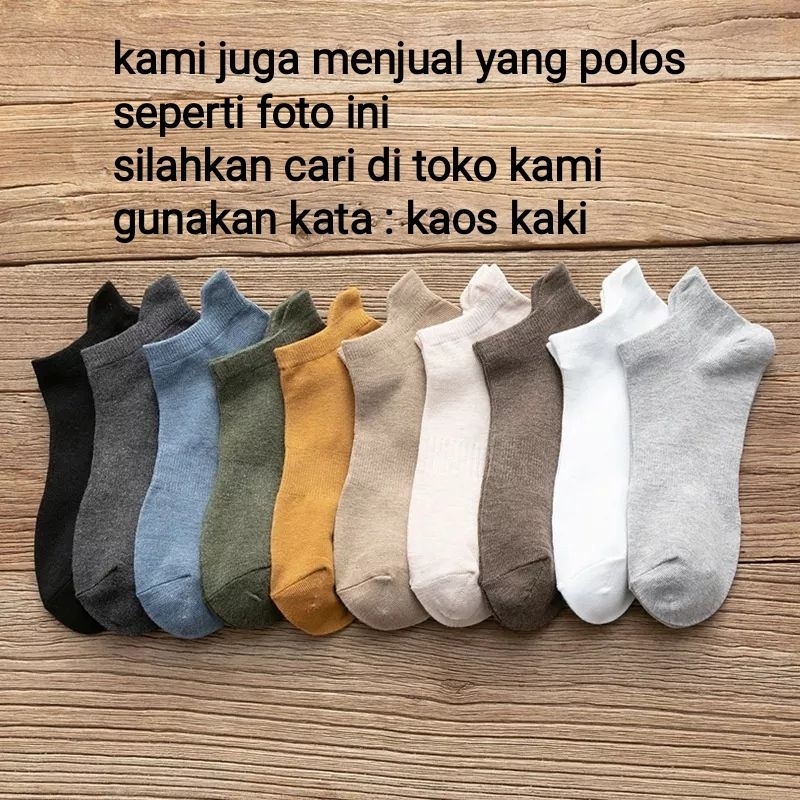 Kaos Kaki Pria Cowok Kaos Kaki Pendek Kaos Kaki Casual Sport Bagus