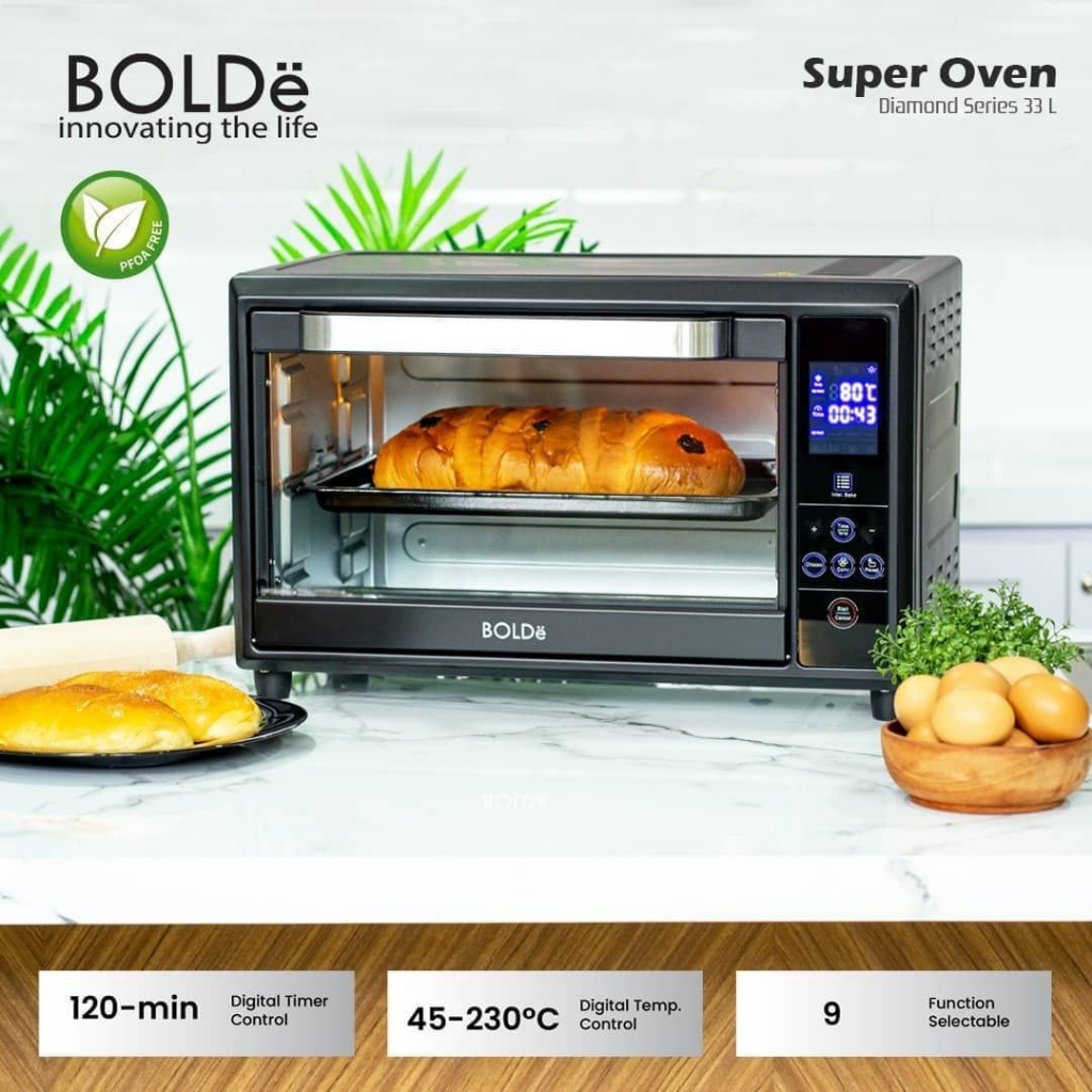 Bolde Super Oven Digital 33 Liter Oven Listrik Bolde Kapasitas Jumbo Bolde Smart Oven Bergaransi