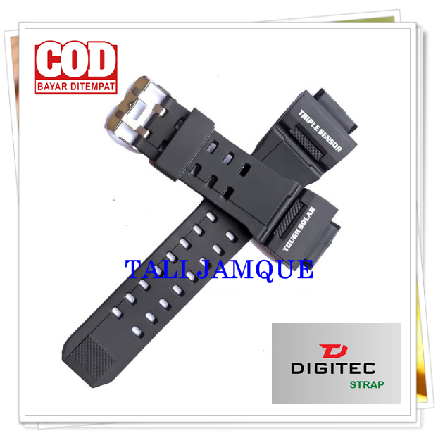 Tali Strap Cocok Untuk Jam Tangan Digtec DG-2064T DG2064T 2064 DG2064 DG-2064