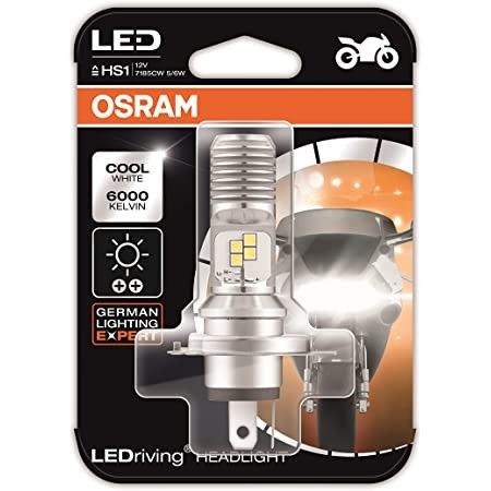 BOHLAM LAMPU DEPAN OSRAM LED HS1 H4 VIXION BYSON R15 7285CW AC DC PNP