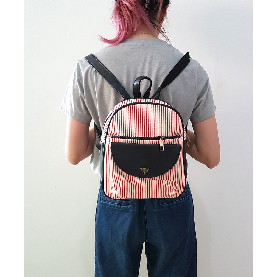 Tas Ransel Wanita Model Korea Import 304/ Tas Casual Mini Fox