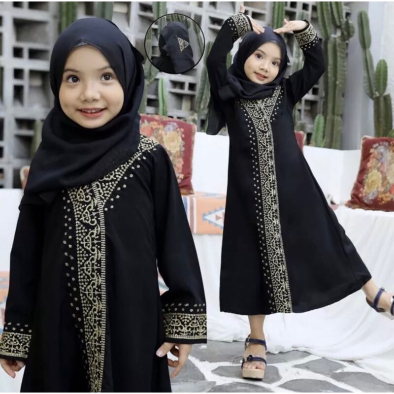 GAMIS ABAYA SYARI MUSLIM 144 KIMONO JALABIYAH COUPLE