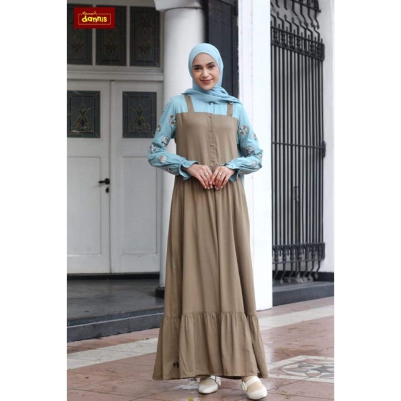 Gamis Dress Dannis Wanita Muslim Dewasa
