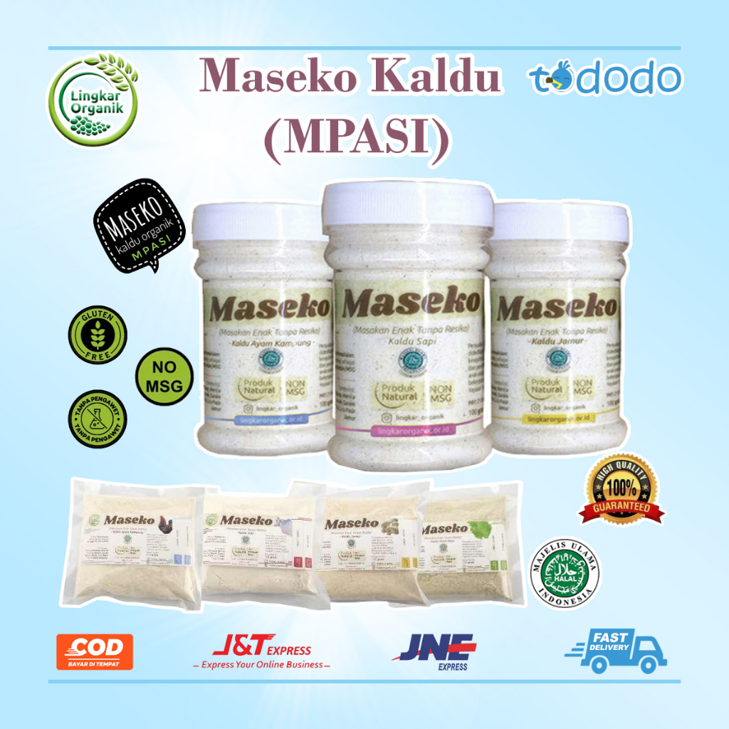 Lingkar Organik Maseko Kaldu Reffil - Penyedap Rasa 100gr