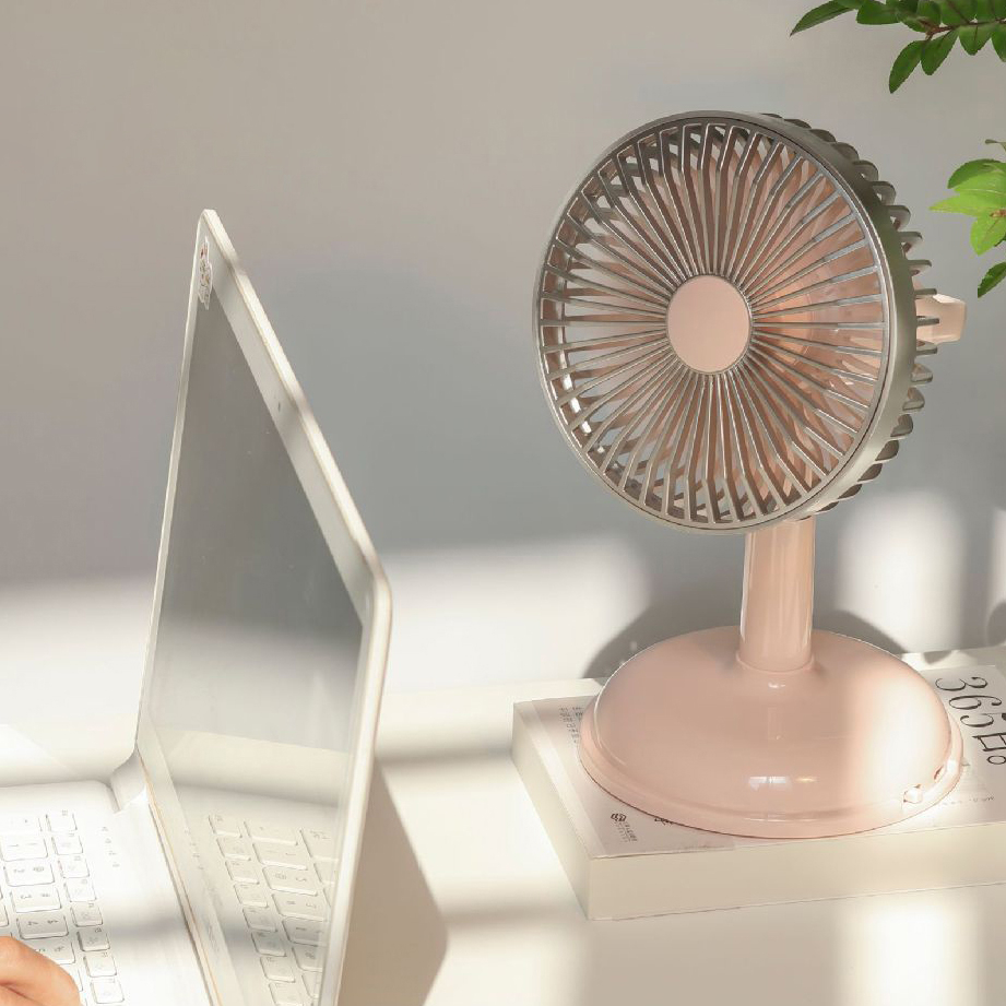 Kipas Angin Retro Desktop Mini USB Charging Fan