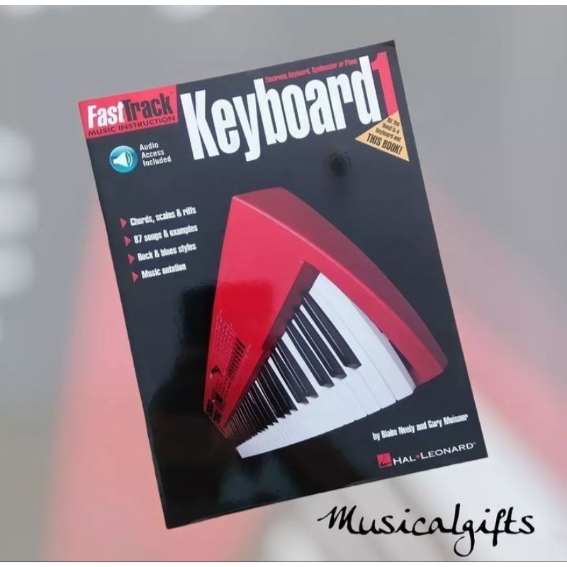 menjual buku keyboard level 1, buku musik, buku belajar keyboard fast track keyboard