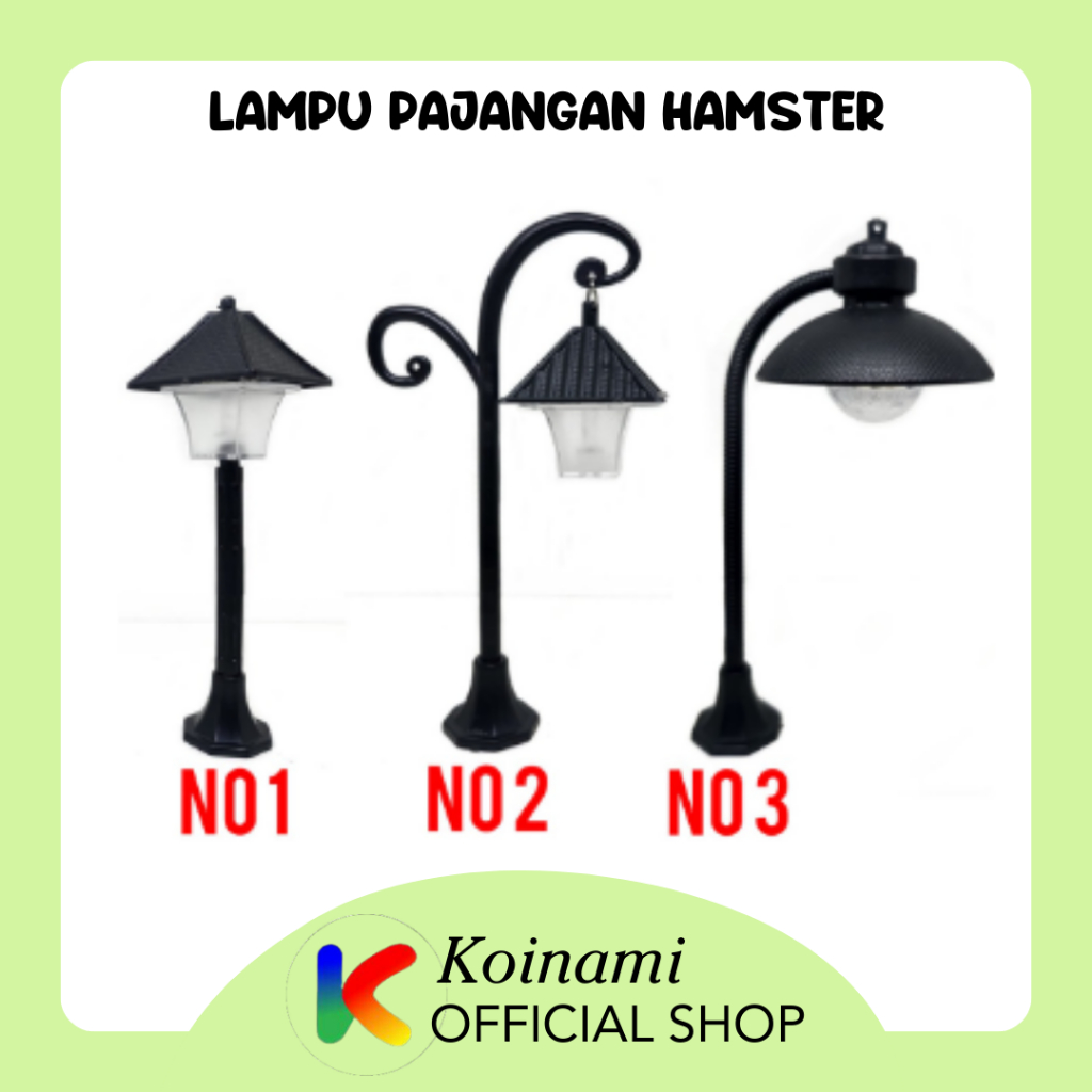 Lampu Pajangan Hamster / Aksesoris Kandang Hamster