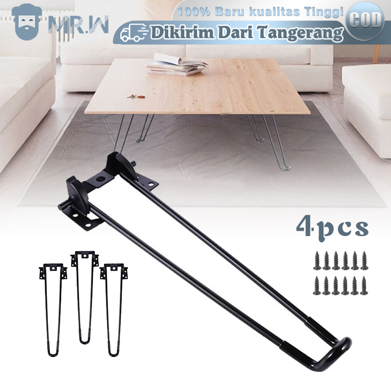 4pcs 320mm Kaki Meja Lipat Besi Engsel Meja Lipat Flexible Aksesories Untuk Meja Kecil
