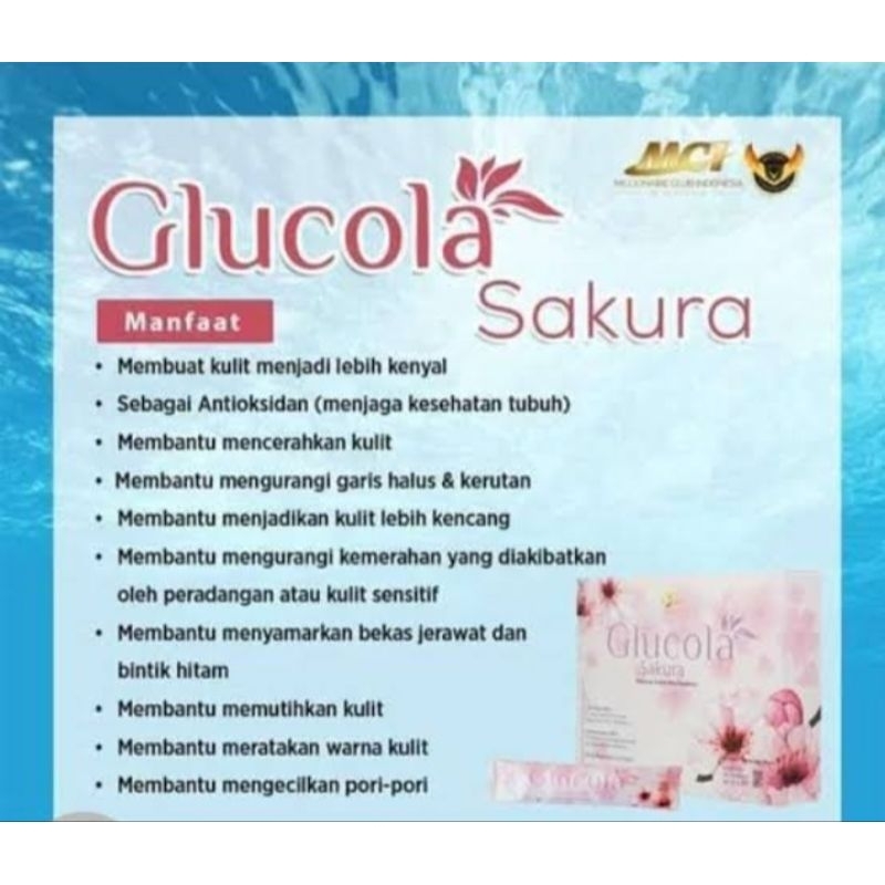 

Glucola/Minuman serbuk untuk kesehatan kulit