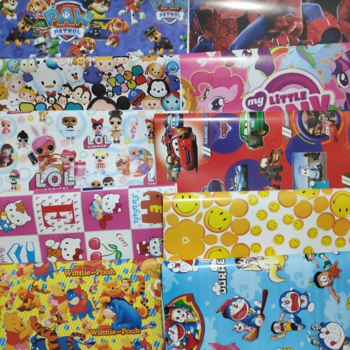 

Kertas Kado Karakter Bungkus Kado Tambahan