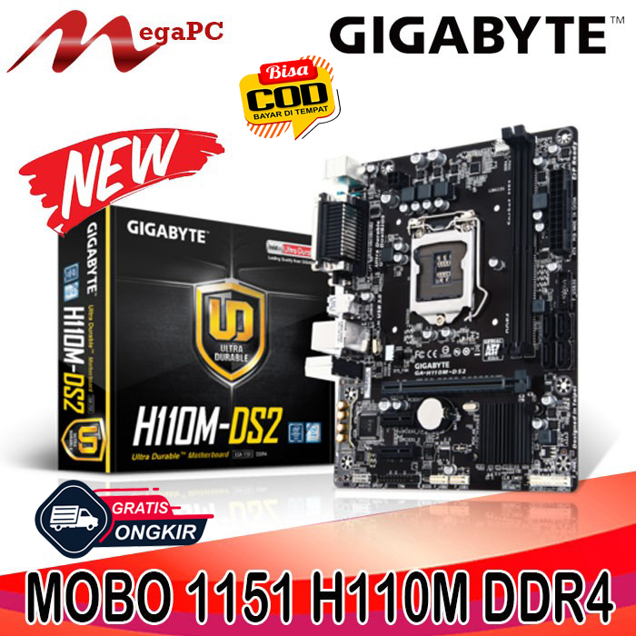 MOTHERBOARD H110M GIGABYTE DS2 DDR4