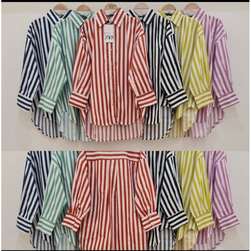 zara salur tangan kancing import prenium