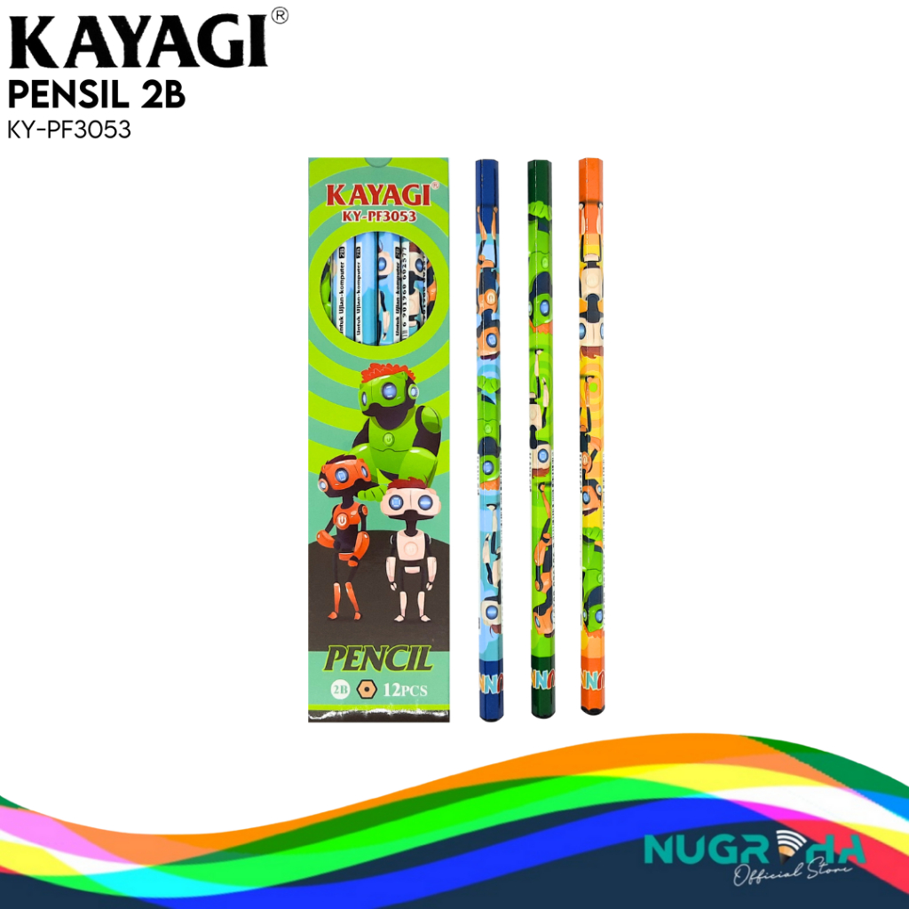 

Pensil Kayu Ujian Exam 2B Kayagi PF-3053