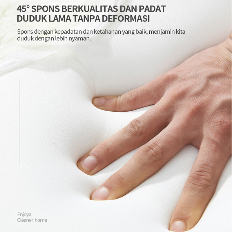 Kursi santai spons yang nyaman/kursi santai istirahat makan siang/kursi goyang ruang tamu taman dengan bantalan kaki