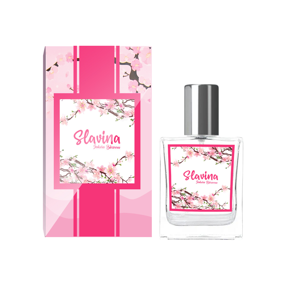 Parfum Wanita Slavina 60ml Termurah Wangi Tahan  Lama24 Jam - Minyak Wangi Nagita Sakura Blossom