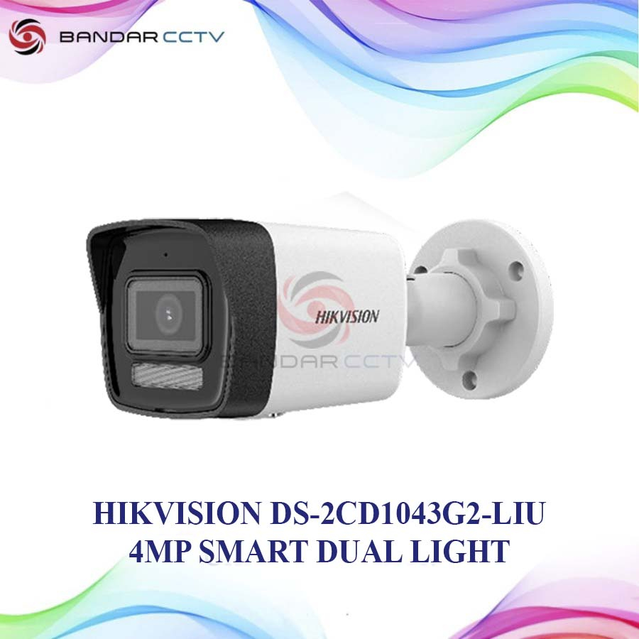 HIKVISION DS-2CD1043G2-LIU 4MP SMART DUAL LIGHT