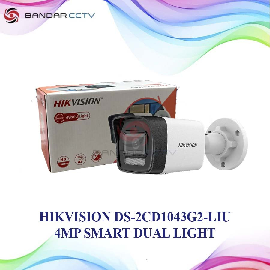 HIKVISION DS-2CD1043G2-LIU 4MP SMART DUAL LIGHT