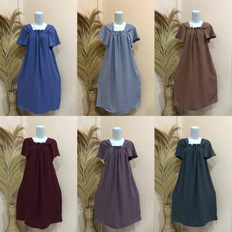 Zivi✨ Dress Crinkle laura/dress crinkle/Dress cringkel /dress crinkel/dress kerut/crinkle airflow/dr